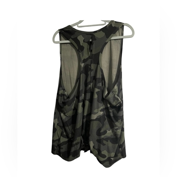 Old Navy Green Brown Asymmetrical Sleeveless Tank Top - Picture 5 of 5